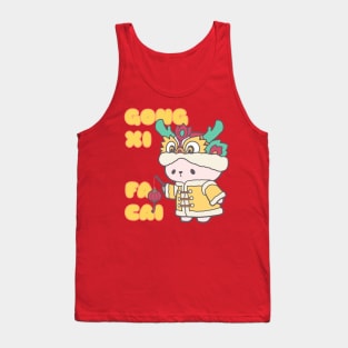 GONG XI FA CAI, Gold Dragon Attire for Chinese New Year! Tank Top